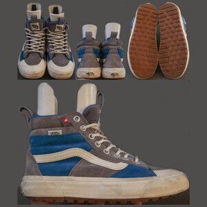 VANS Skate Shoes Women’s Size US 8 UK 5.5 EUR 38.5, Grey And Blue